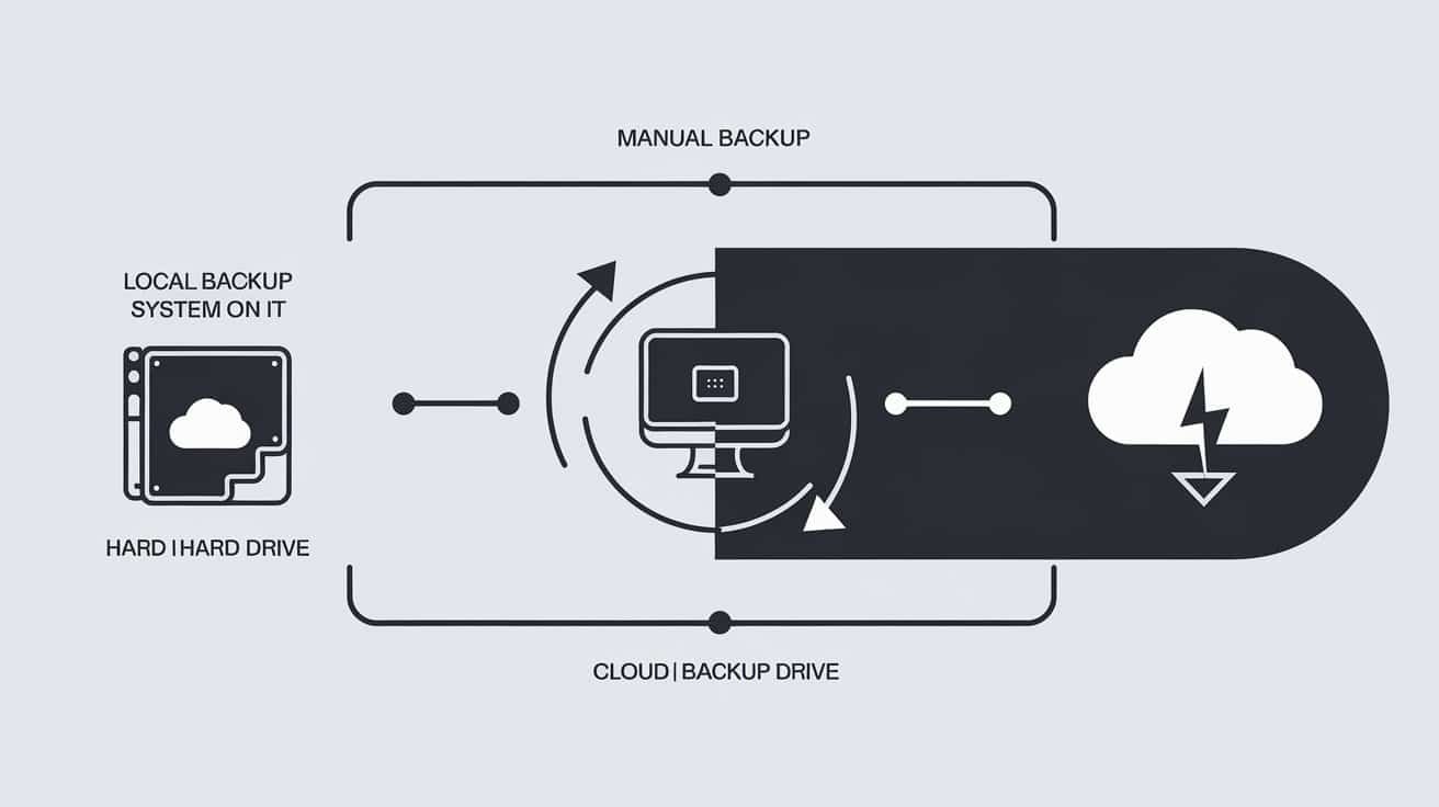 hibridine atsarginiu kopiju sistema